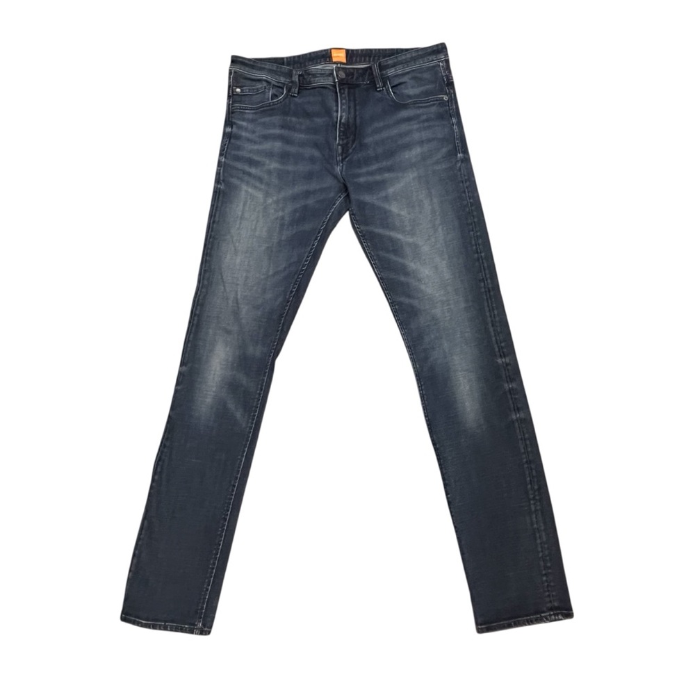 Hugo Boss Orange Jeans Men's Blue Denim Medium Wash Medium Rise Skinny